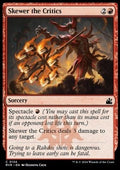 Skewer the Critics