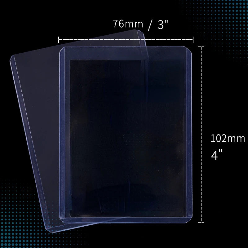 Toploaders para cartas TCG 35pt · 25 uds · Magic, Pokémon, Yu-Gi-Oh · 3x4 pulgadas