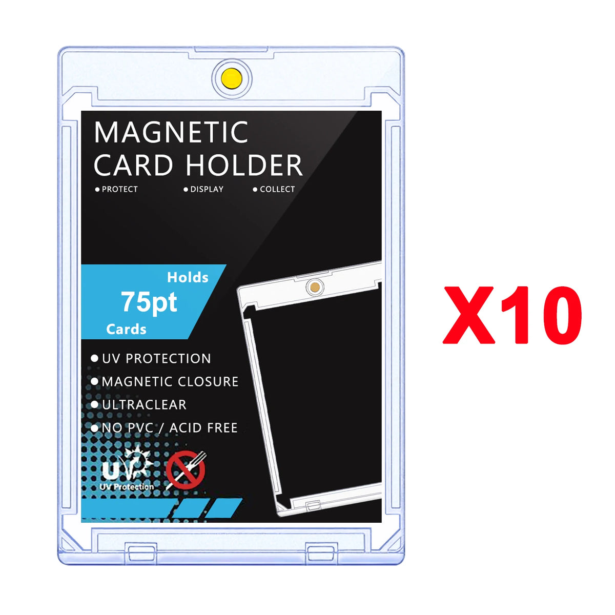 Tarjetero magnético 75pt UV · Magic, Pokémon TCG