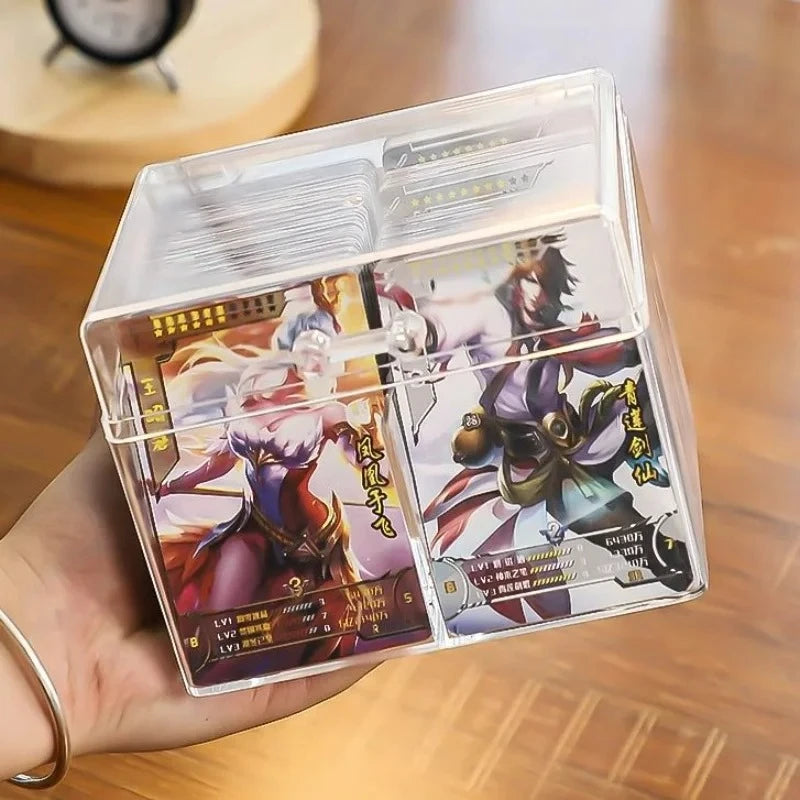Organizador escalonado con cubos acrílicos · 3 niveles · TCG