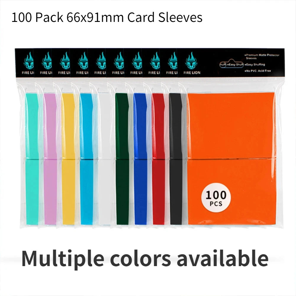 Fundas de colores para cartas Magic · 100 uds · 13 colores · TCG, Pokémon
